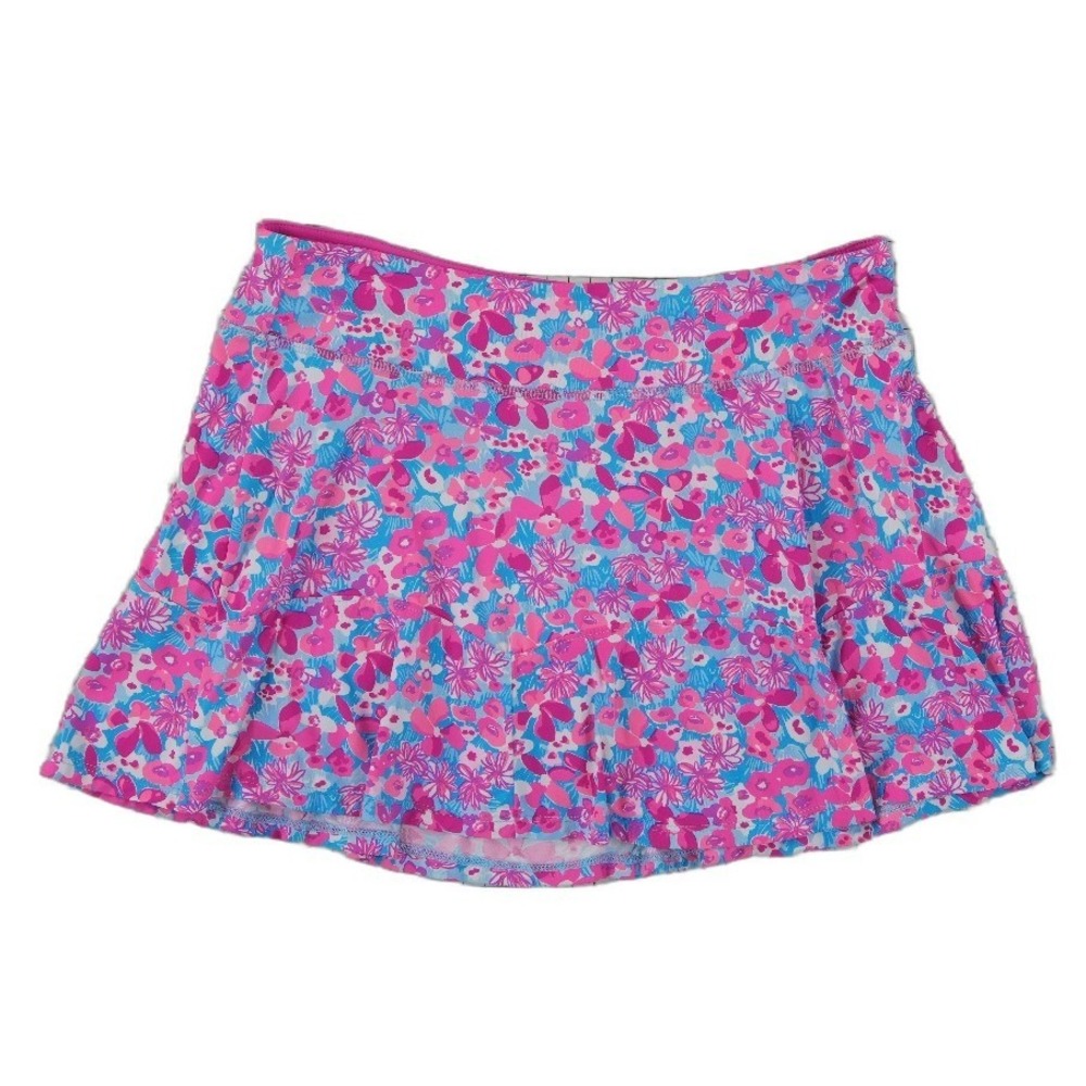 Lilly Pulitzer Luxletic Skort Women's Size Medium Pink Blue Golf Tennis